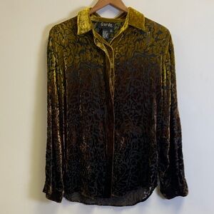 Gardy Velvet Gradient Blouse
